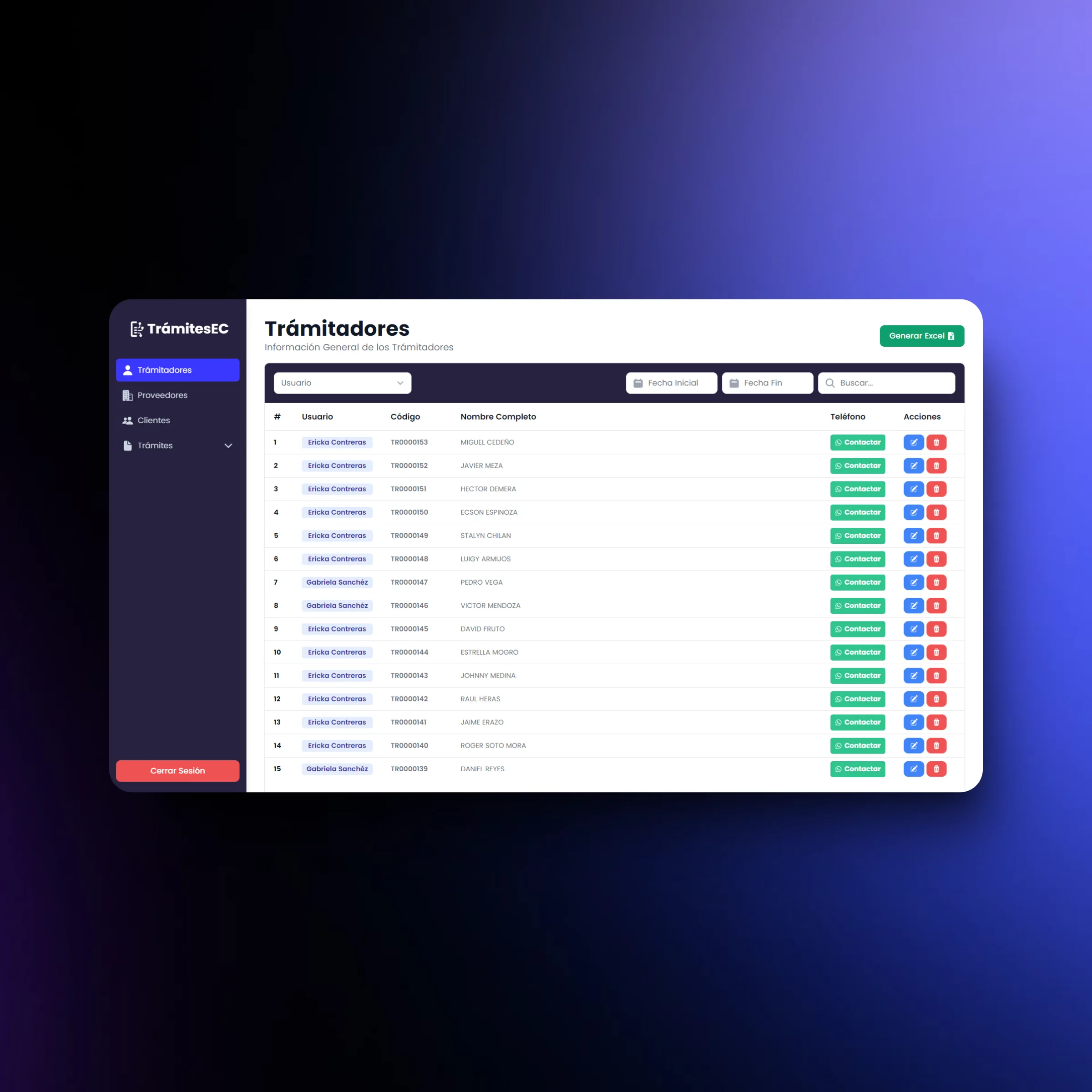 TrámitesEC Proyecto